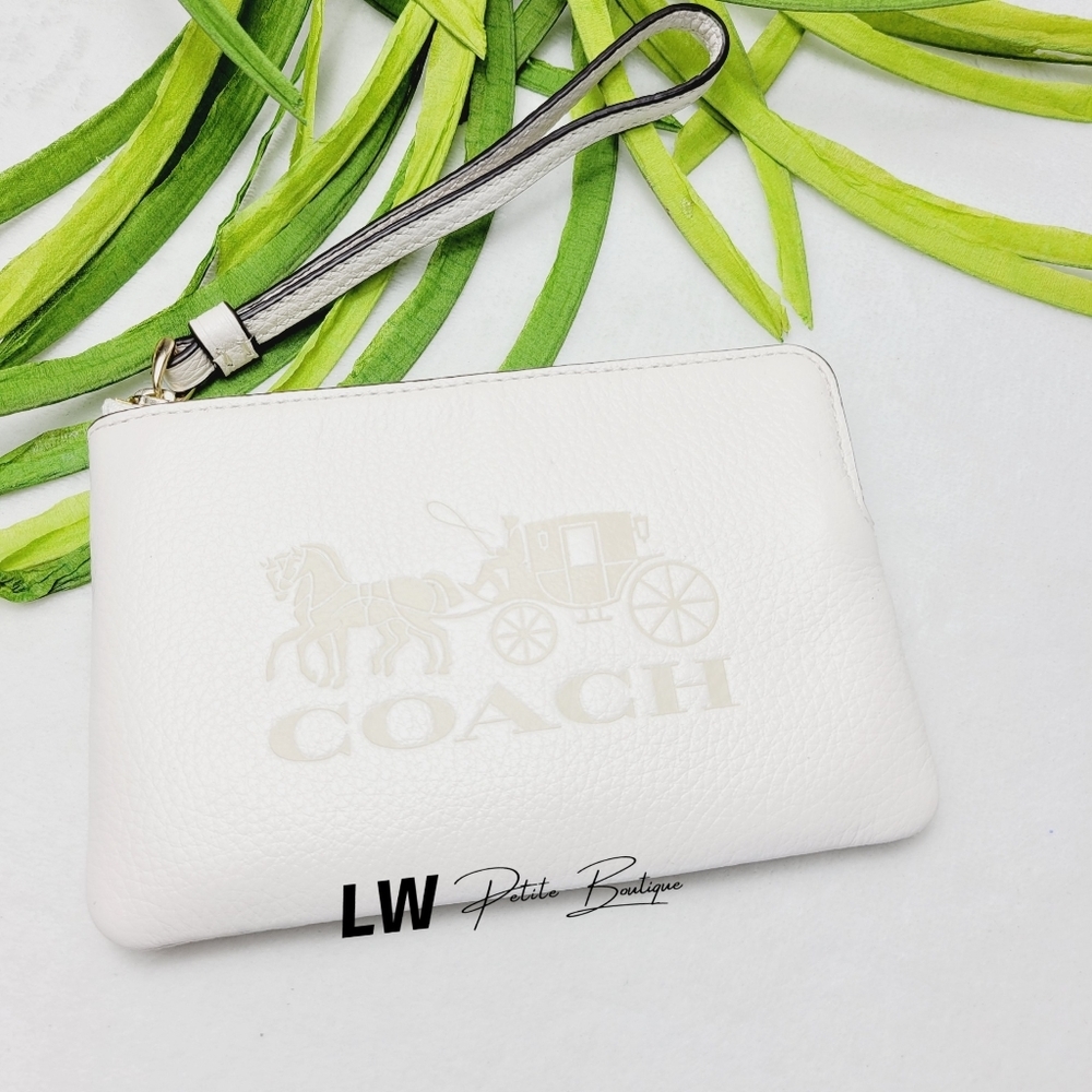 Coach Jes Corner Zip Wristlet - Picture 2 of 5